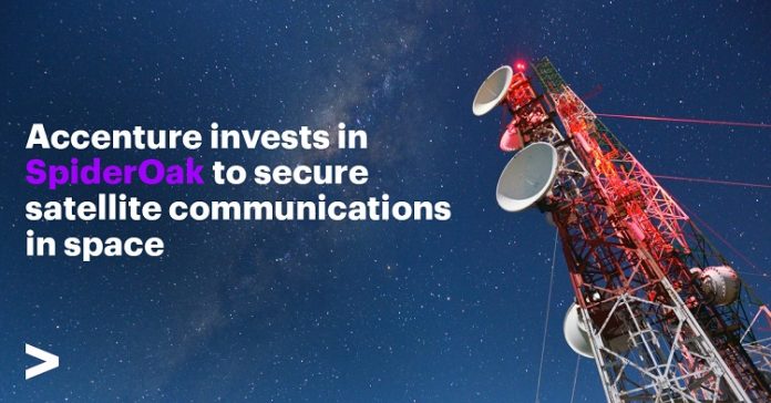 Accenture Invests in SpiderOak to Drive Satellite Communications Security in Space