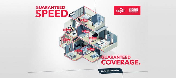 Singtel Launches FibreEverywhere - Home Broadband Solution