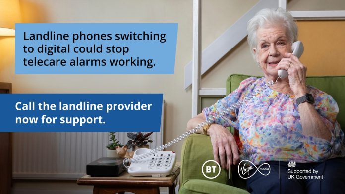 Digital Landlines | BT Urges Telecare Users on Getting Support from Telecoms
