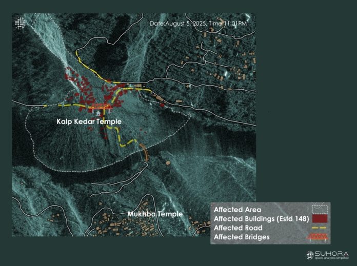 Suhora Releases Satellite-Based Assessment of Dharali Flash Flood Impact