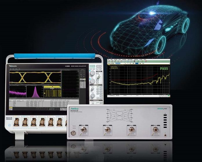 Anritsu, Tektronix Partner to Unveil Automotive Ethernet Test Solution