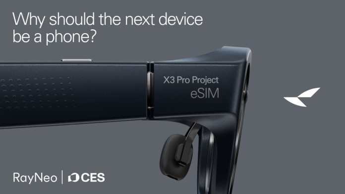 CES 2026 | RayNeo Unveils eSIM-Enabled AR Glasses