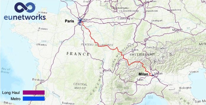 euNetworks Builds Europe’s Most Direct Fibre Route Between Paris and Milan