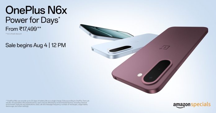 OnePlus Unveils the N6x Smartphone in India