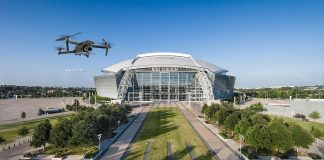 AT&T, Ericsson demo drone detection outside of AT&T Stadium