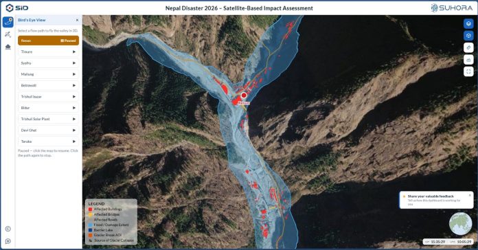 Suhora Unveils Open Satellite Platform to Support Nepal Flood Response
