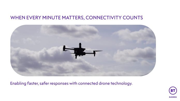 How BT is enabling next generation of policing with Drone SIM